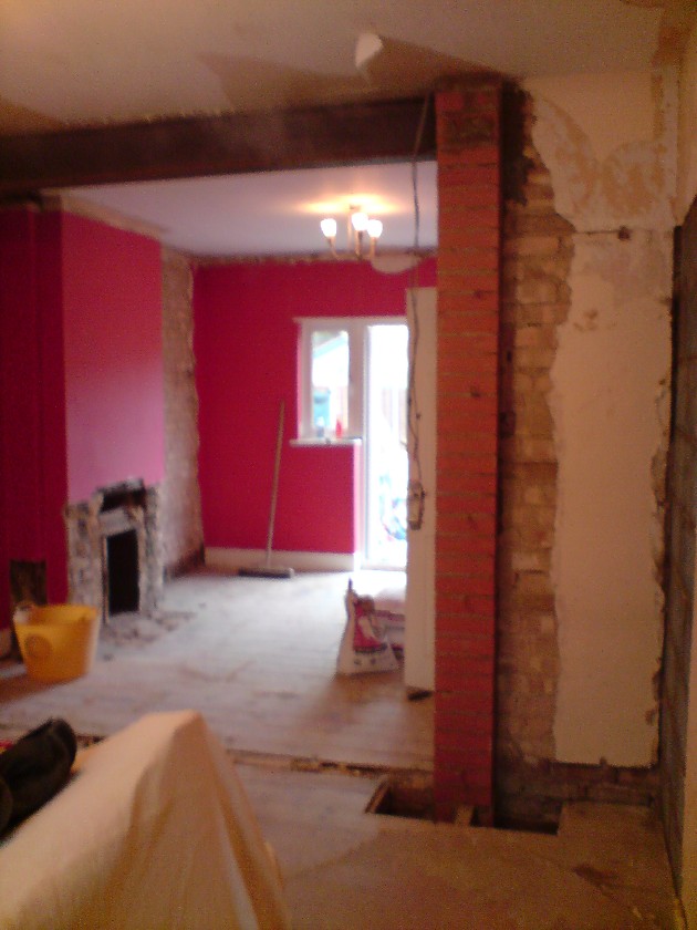 Through lounge before