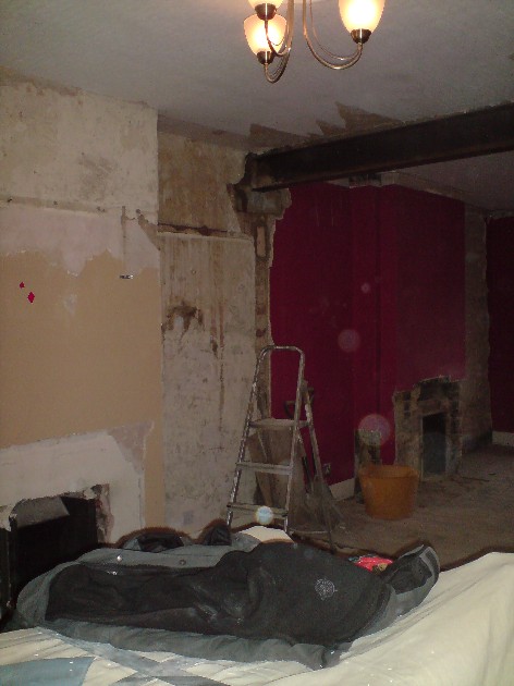 Through lounge before